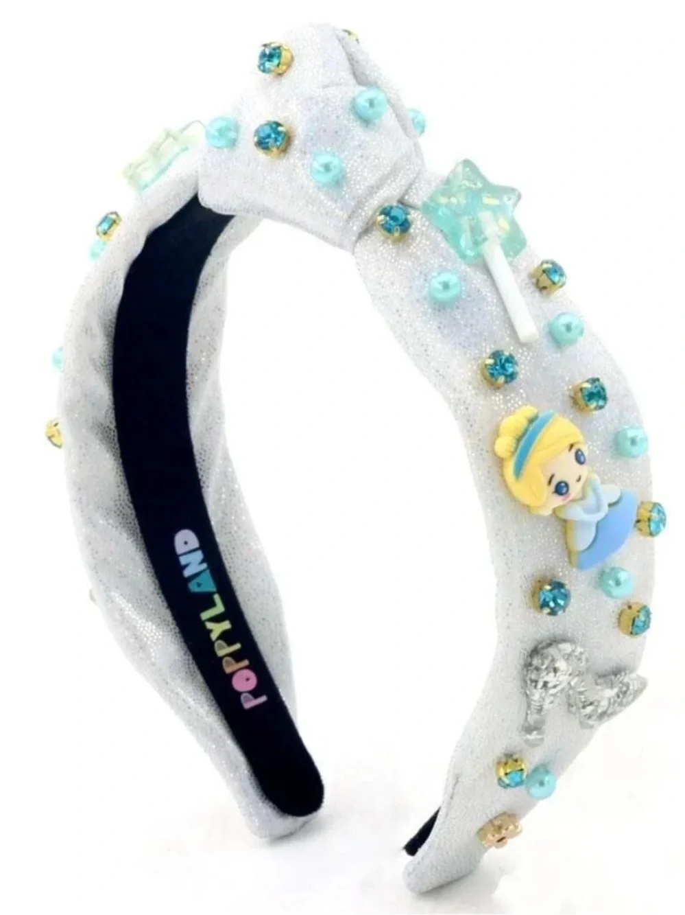 Poppyland Blue and Silver Sparkle Princess Headband